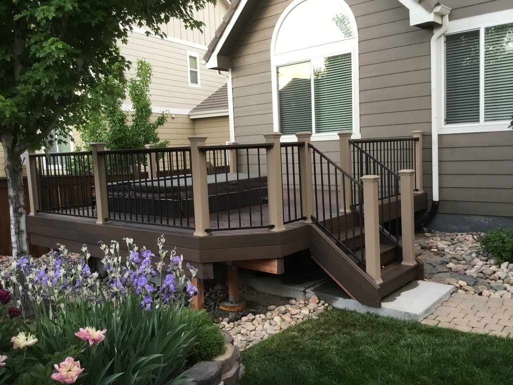 Custom deck installation by a trusted deck builder in Colorado
